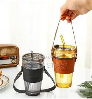 1pc Slub Glass Cup