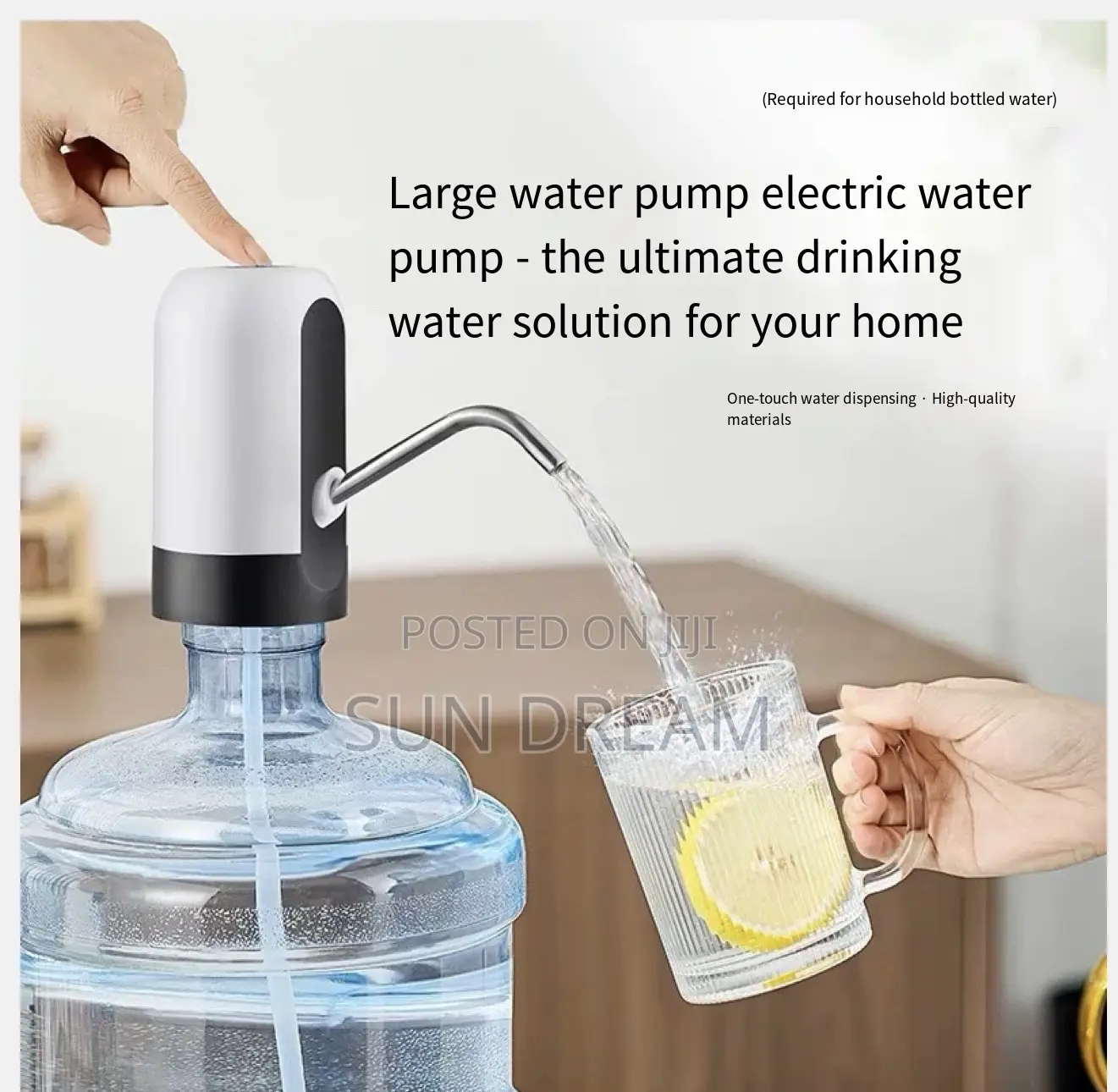 Electric Water Dispenser Rechargeable Water Pump