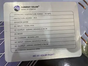 Sunergy 1.7kva Inverter