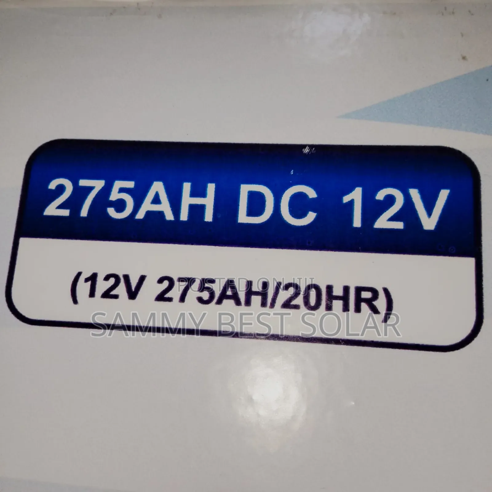 275ah/12v Maximum Gel Solar Battery