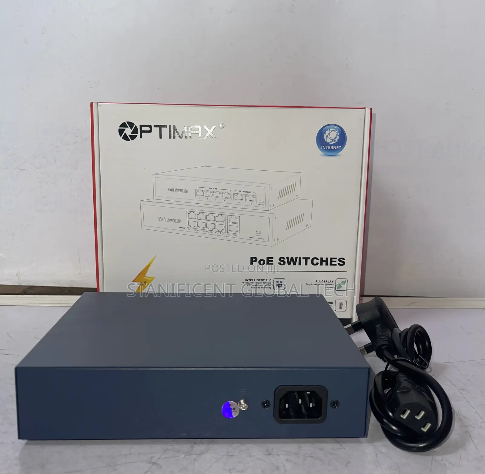 Optimax 8port Poe Switch