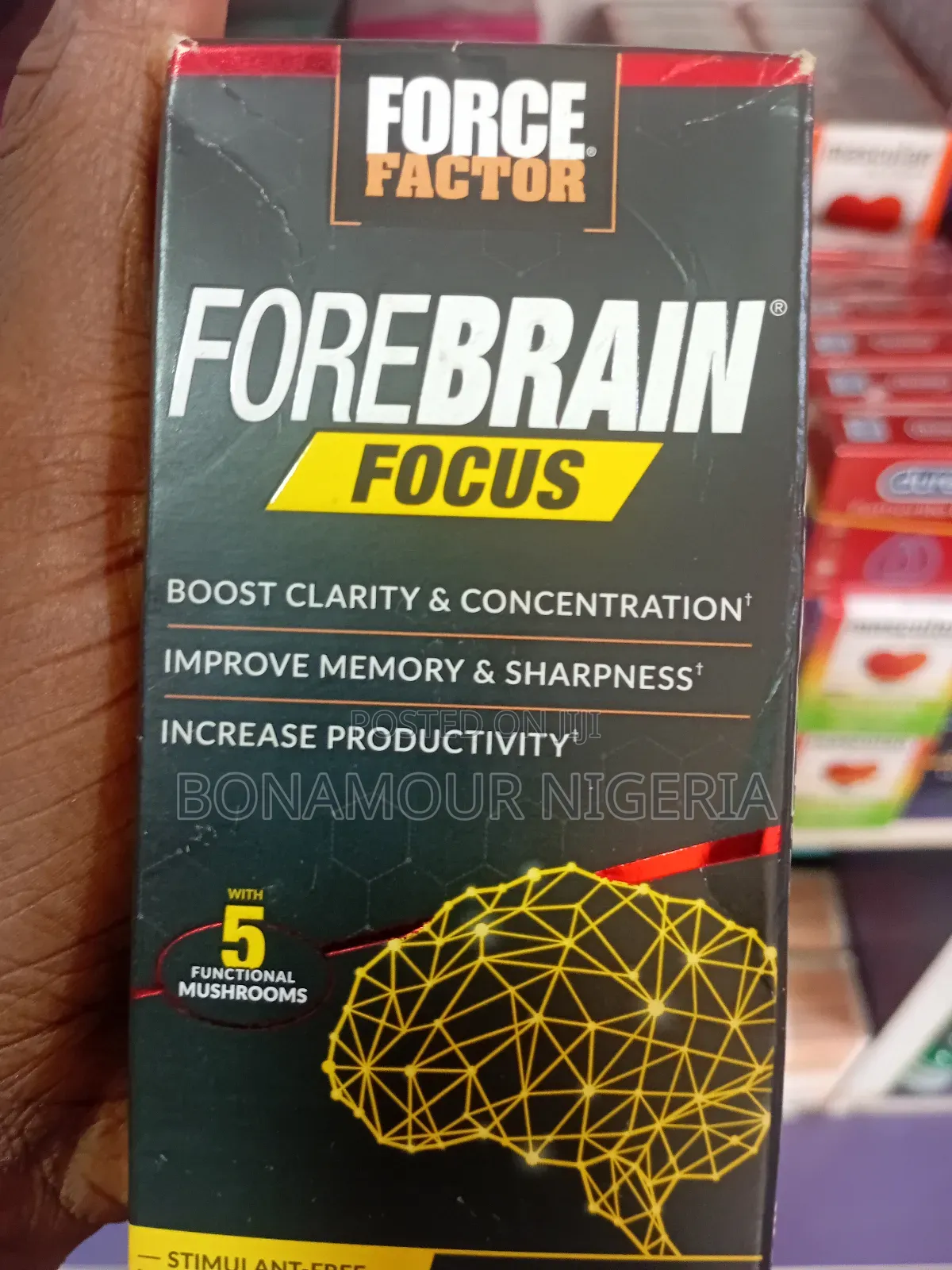 Force Factor Forebrain Focus X60 Veg Caps