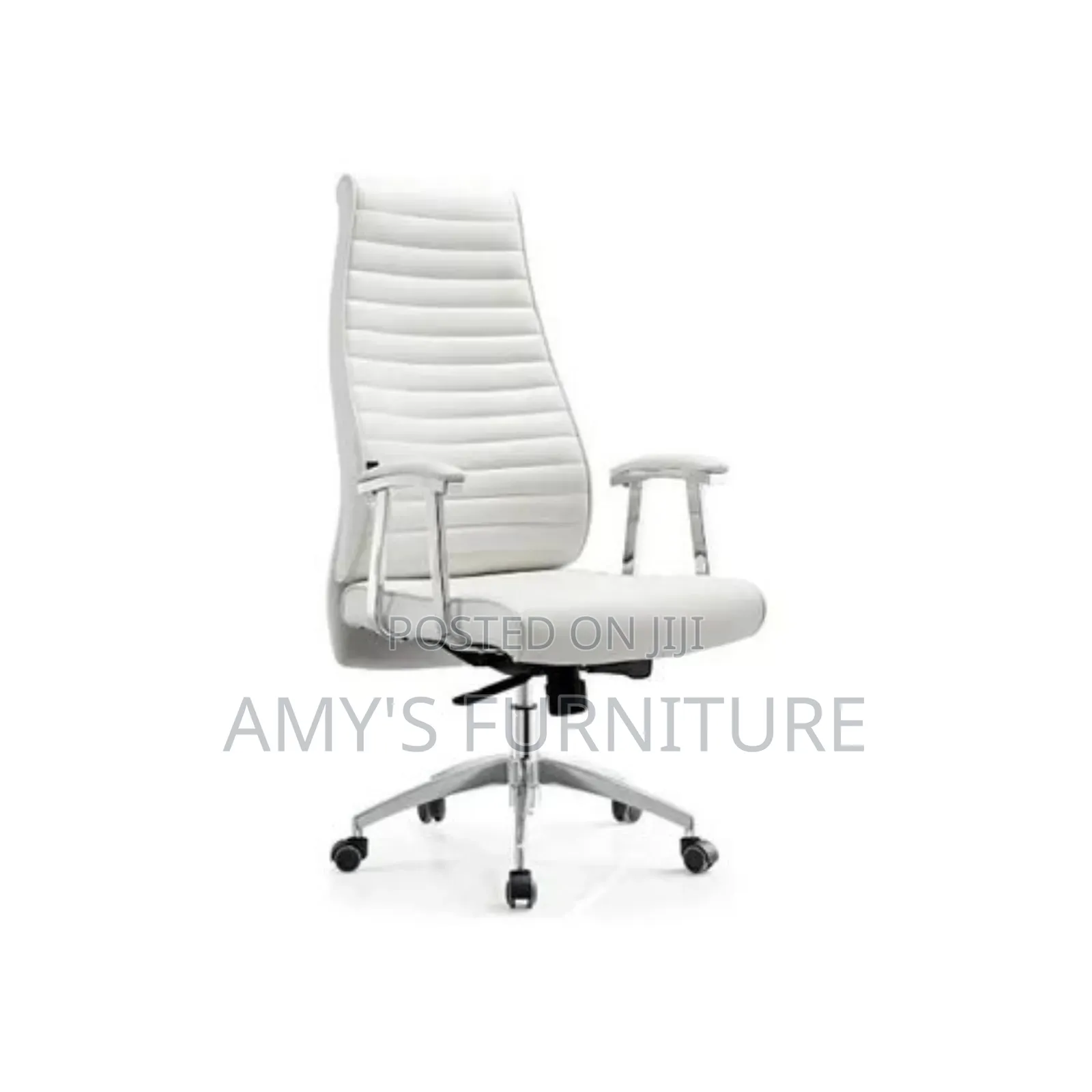 White Leather Executive Chair
