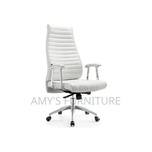 White Leather Executive Chair