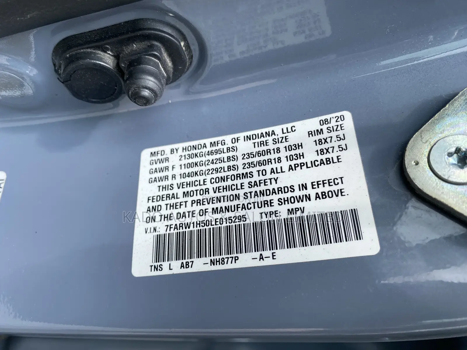 Honda CR-V 2021 Blue