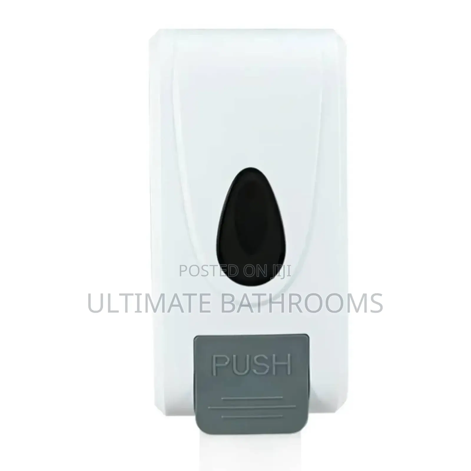White Push Liquid Soap Dispenser