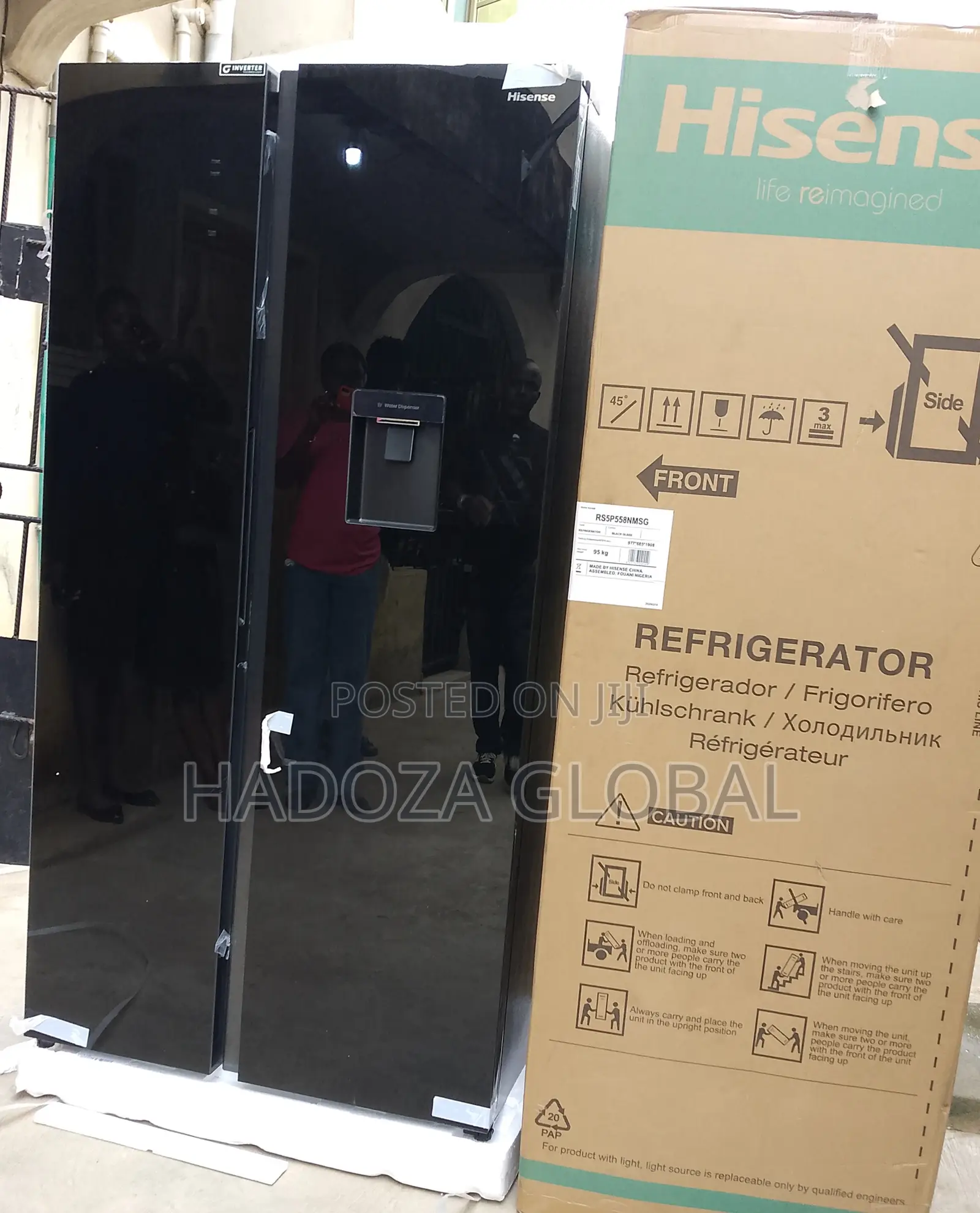 Powerful Cooling - Hisense 529l Side By Side Refrigerator