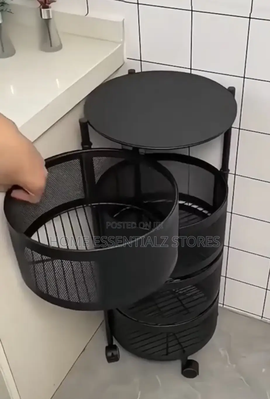 Multifunctional Corner Storage Rack - 5 Layers