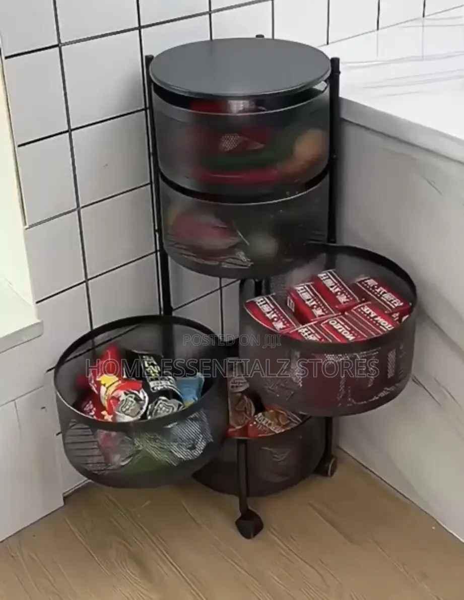Multifunctional Corner Storage Rack - 5 Layers