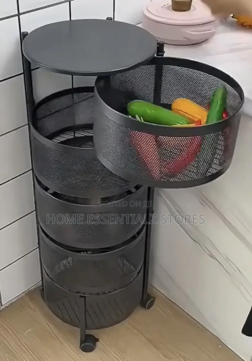 Multifunctional Corner Storage Rack - 5 Layers