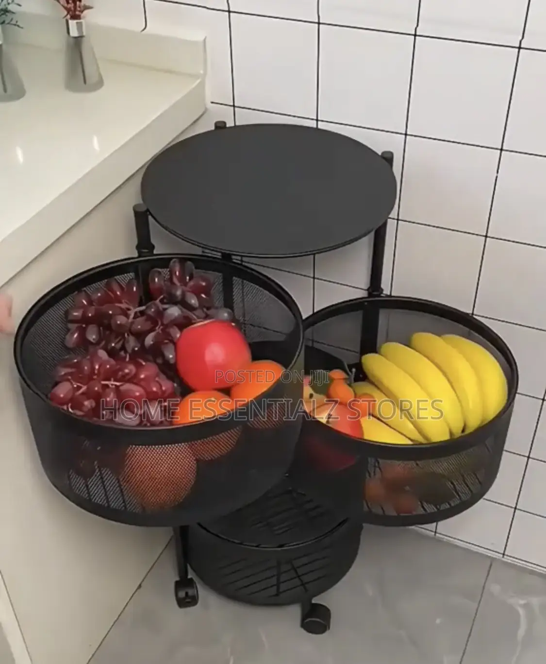 Multifunctional Corner Storage Rack - 5 Layers