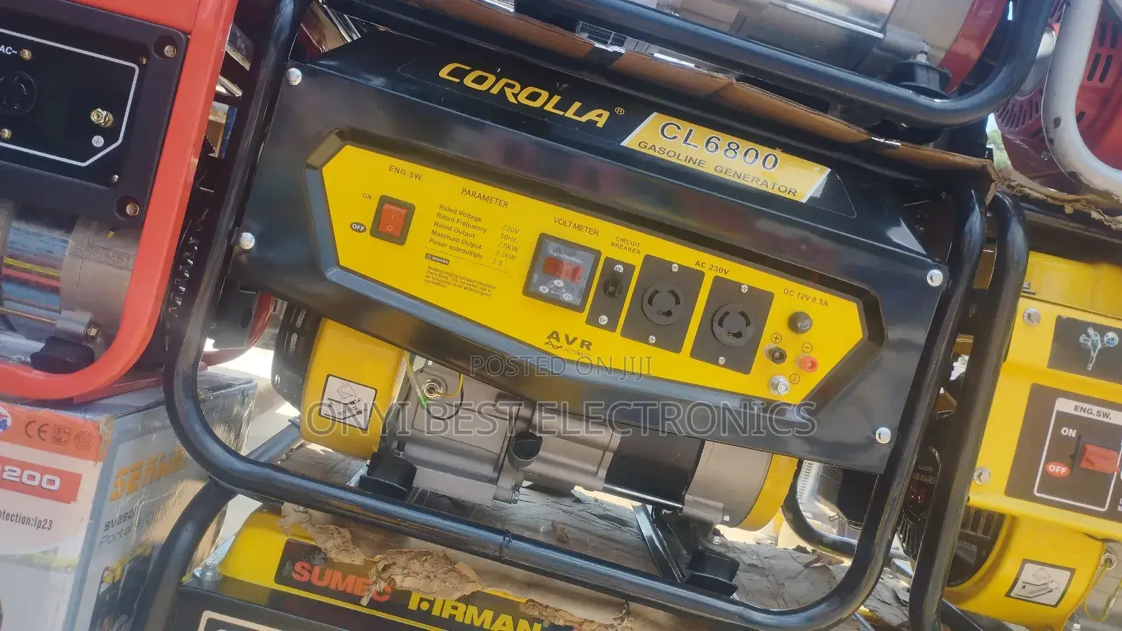 Corolla Generator Cl6800 2.5 Kva With Low Fuel Consumption