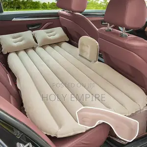 Inflatable Car Bed Interior Rear Seat Sleeping Pad Travel