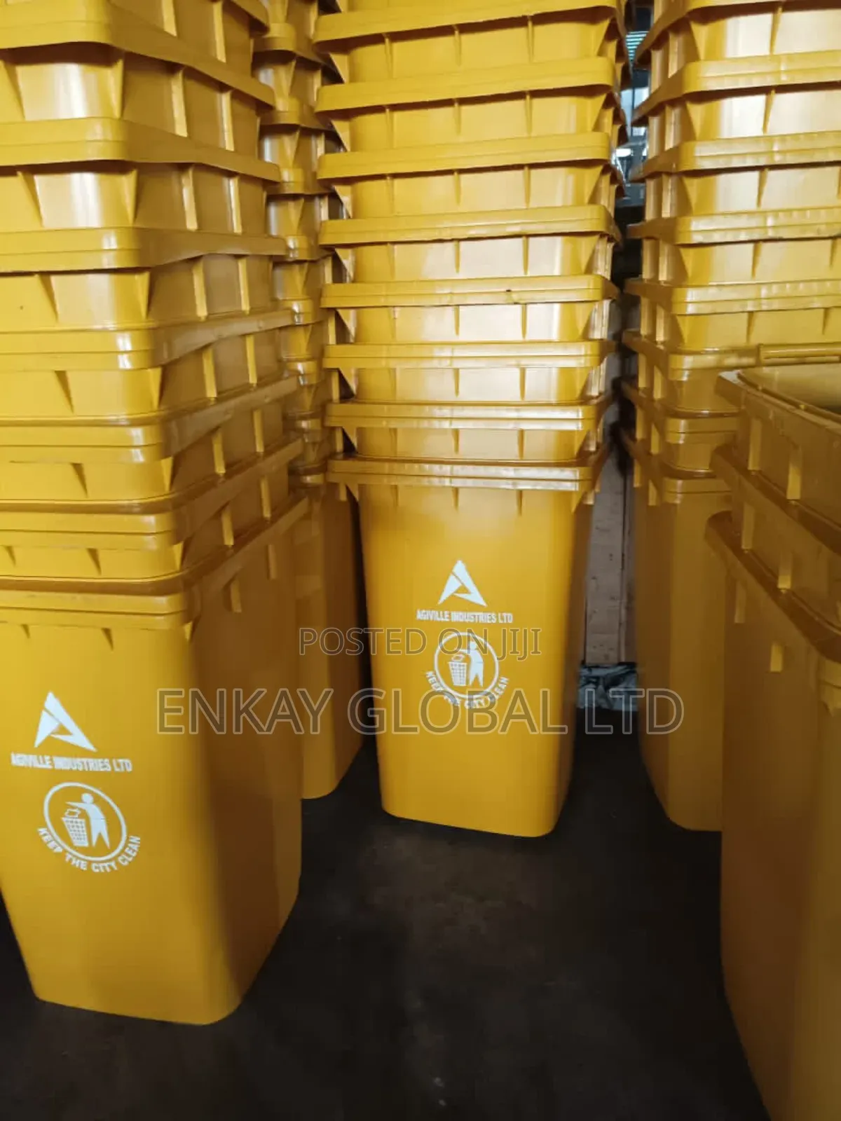 Pure Plastic 240 Liters Waste Bin
