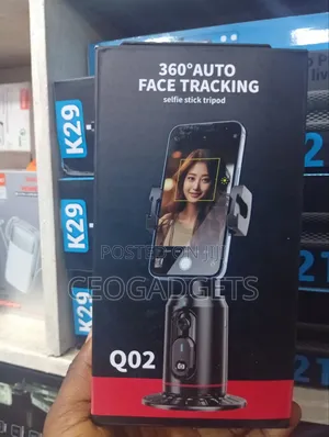 Q02 360° Auto Face Tracking Selfie Stick Tripod
