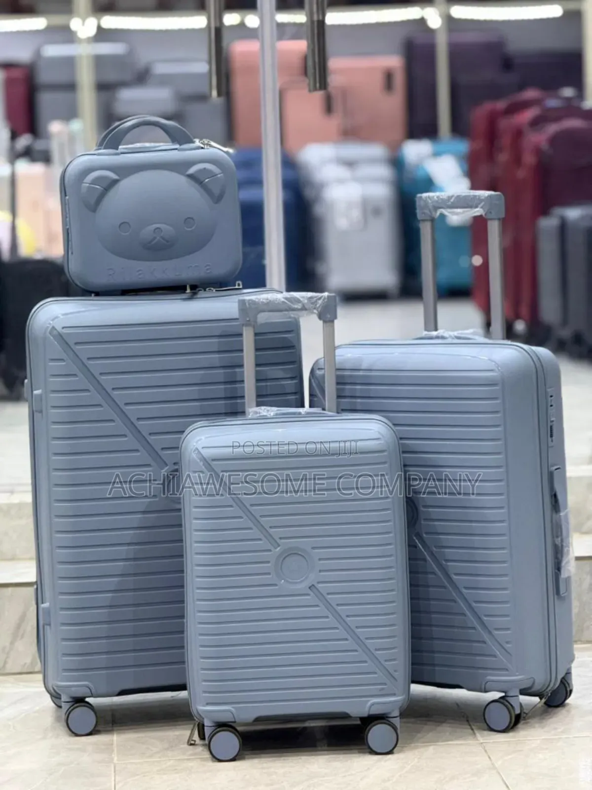 By 4 Unbreakable Rubber Luggage