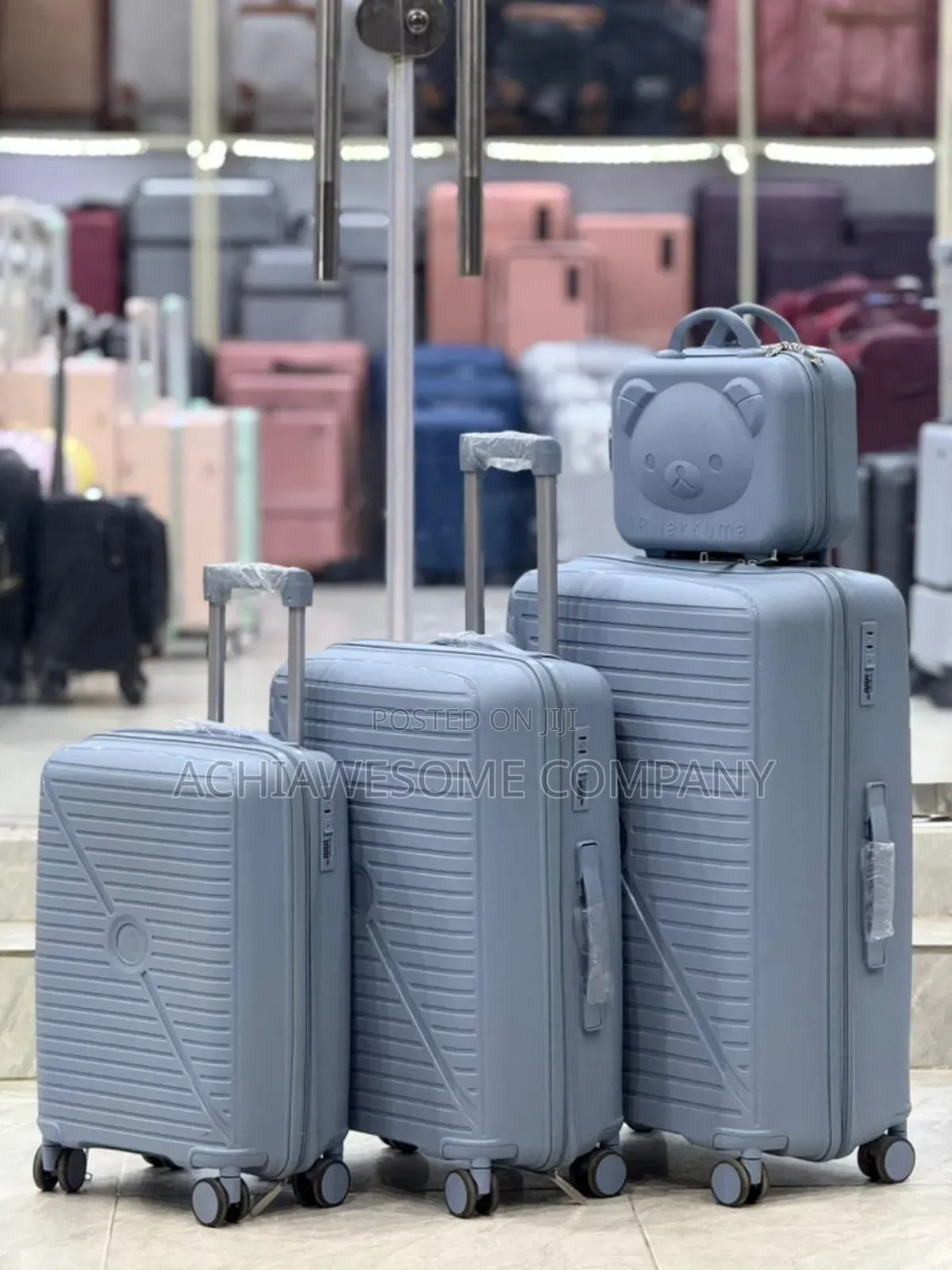 By 4 Unbreakable Rubber Luggage