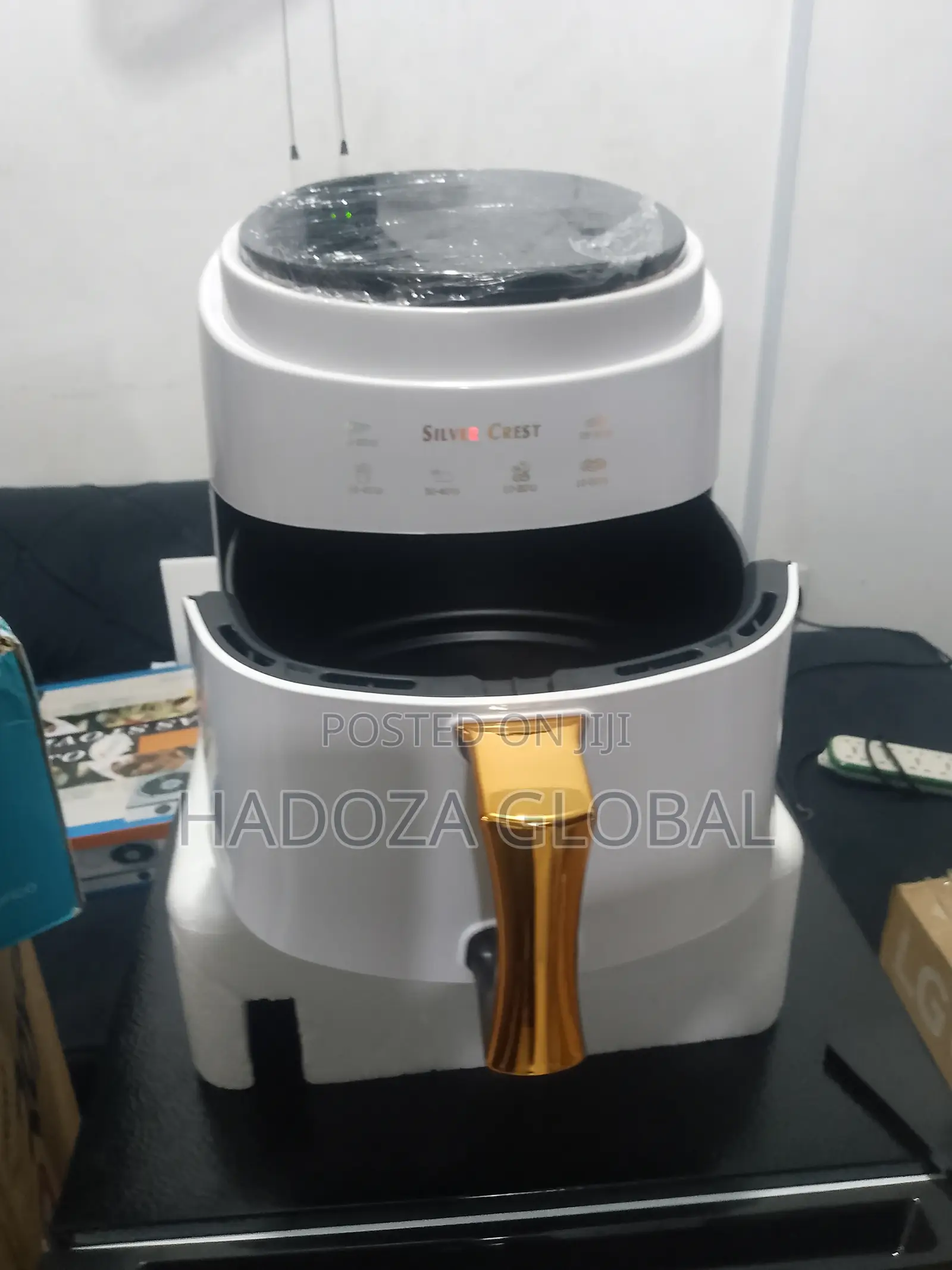 Digital Interface Air Fryer Silver Crest 8l Capacity Jd689b