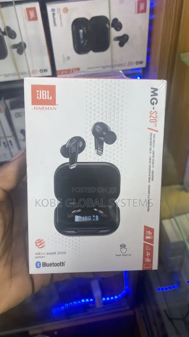 Mg-S20 TWS JBL Harman Wireless in Ikeja Headphones, Kobe Global