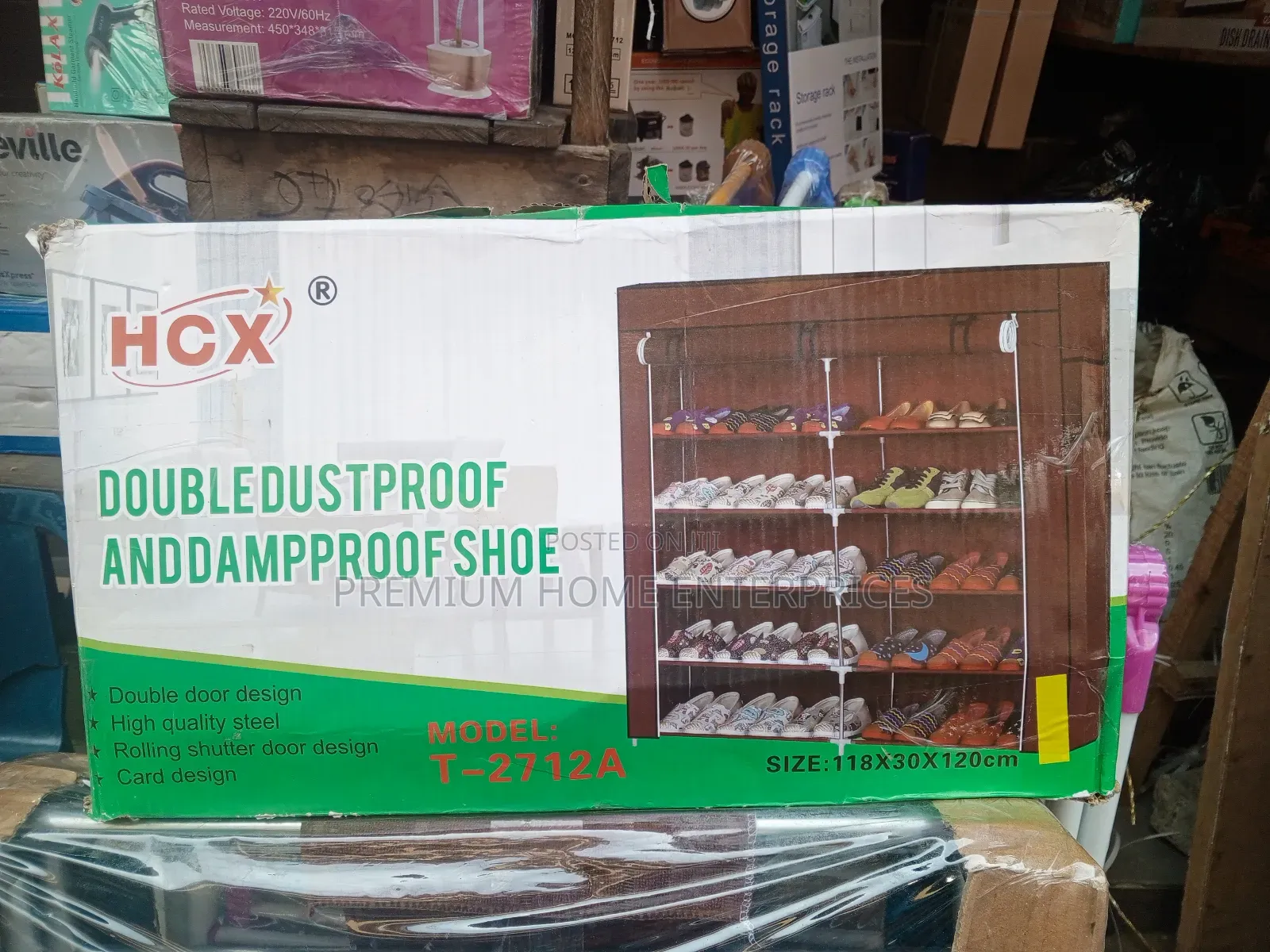 HCX Double Door Proof Shoe Rack