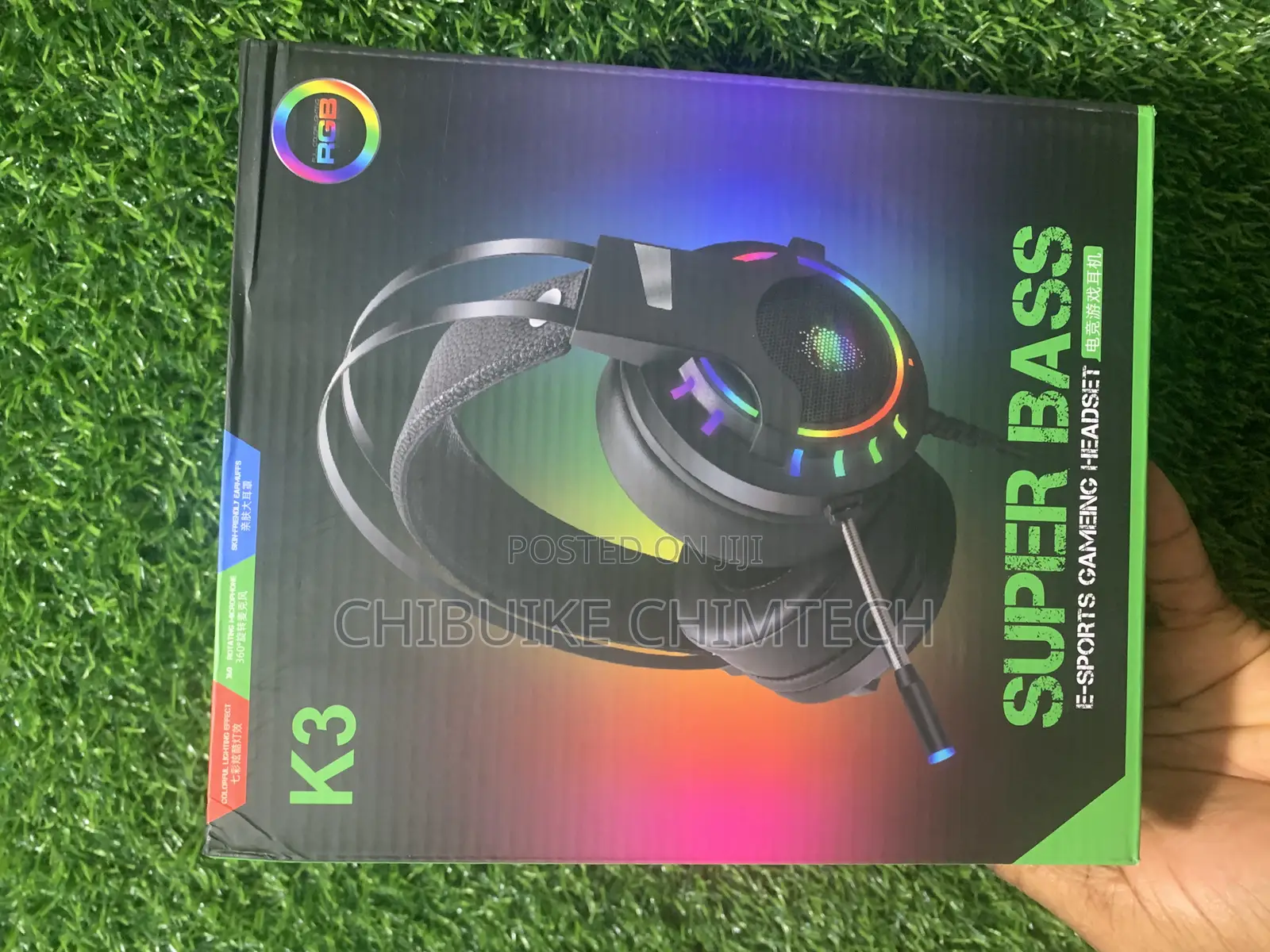  Super Base Usb Gaming Headset RGB