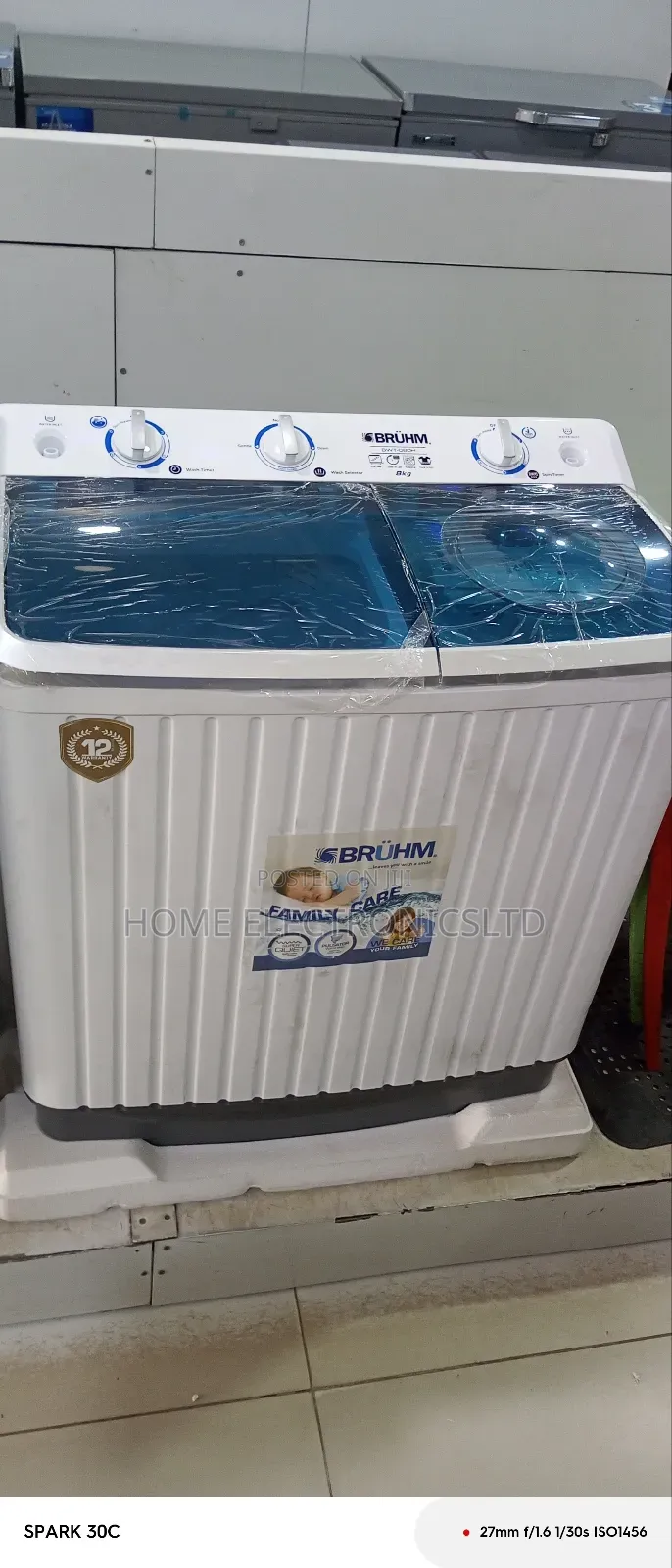 Bruhm Washing Machine Top Load Manual 8 Kg