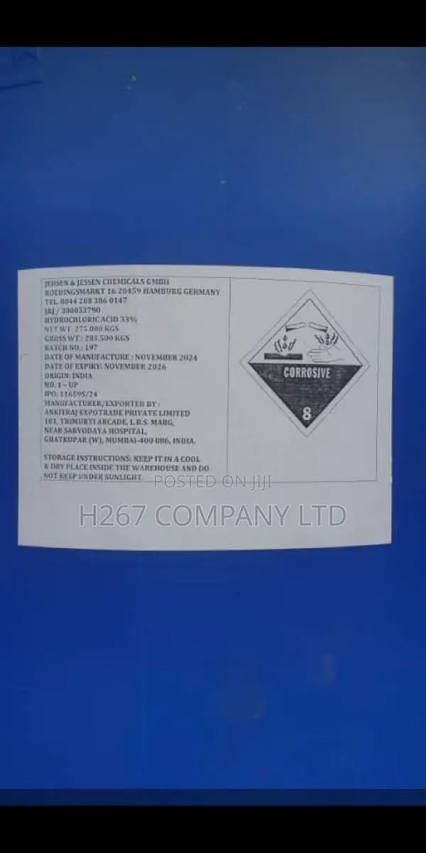 Hyrochloric Acid Drum