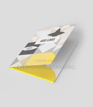 Custom Branded Presentation Folders for Business Meeting