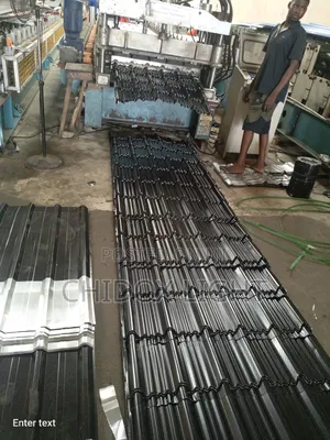 Step Tiles Design Aluminum Roofing Sheet Oven Baked Black