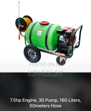 7.5hp Engine 30 Pump, 160 Liters and 50 Metres Hose