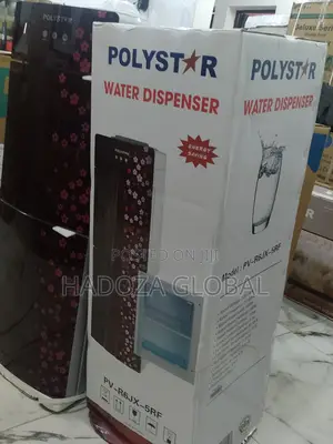 Dual Door Water Dispenser + Fridge - Polystar - Pv-r6jx-5rf