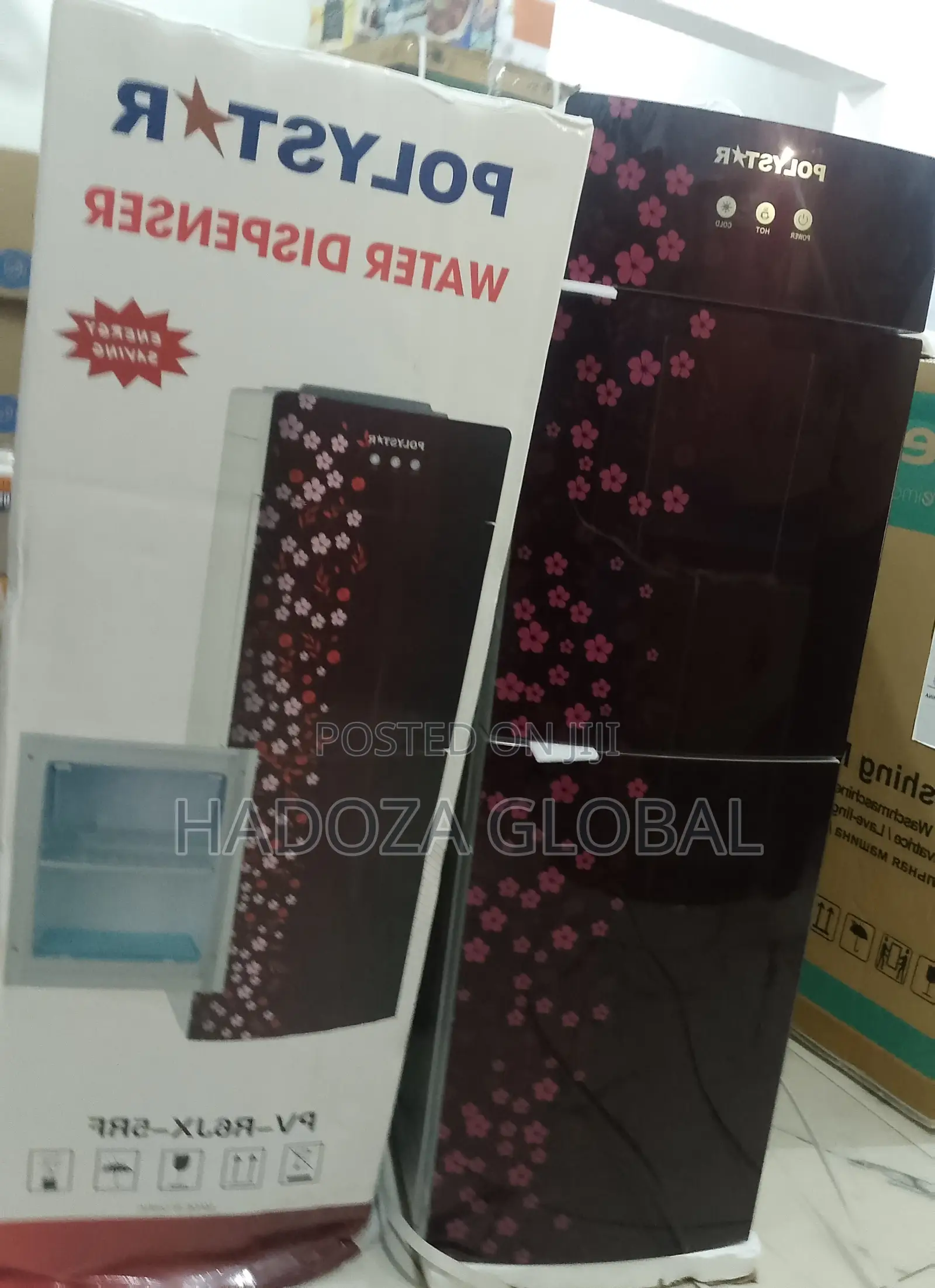 Elegant Polystar Water Dispenser With Fridge - Pv-r5jx-5rf