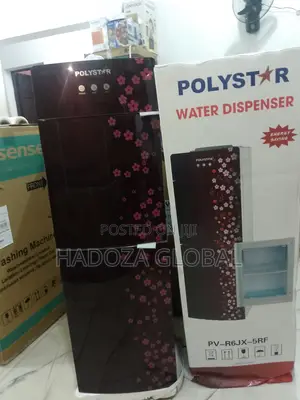 Stylish Polystar Water Dispenser - Pv-r6jx-5rf - With Fridge