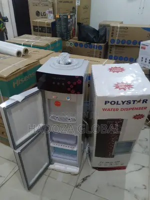 Upright Two Door Water Dispenser + Fridge - Pv-r6jx-5rf