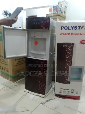 Solid Design Water Dispenser + Fridge For Home - Pv-r6jx-5rf
