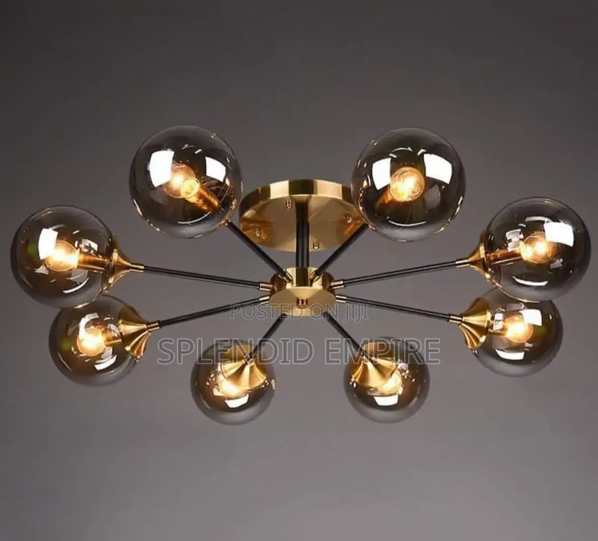 Nordic 8 Hands Round Ball Chandelier