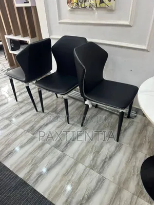 Black Armless Dining Chair