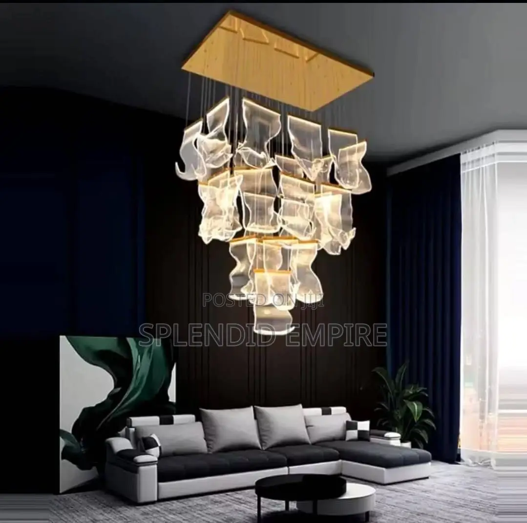 Luxury Acrylic Dimmable Home Decor Chandelier