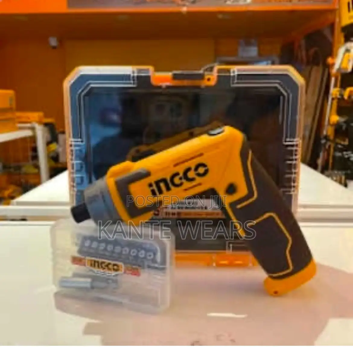 Ingco Cordless Screwdriver Set- 8v