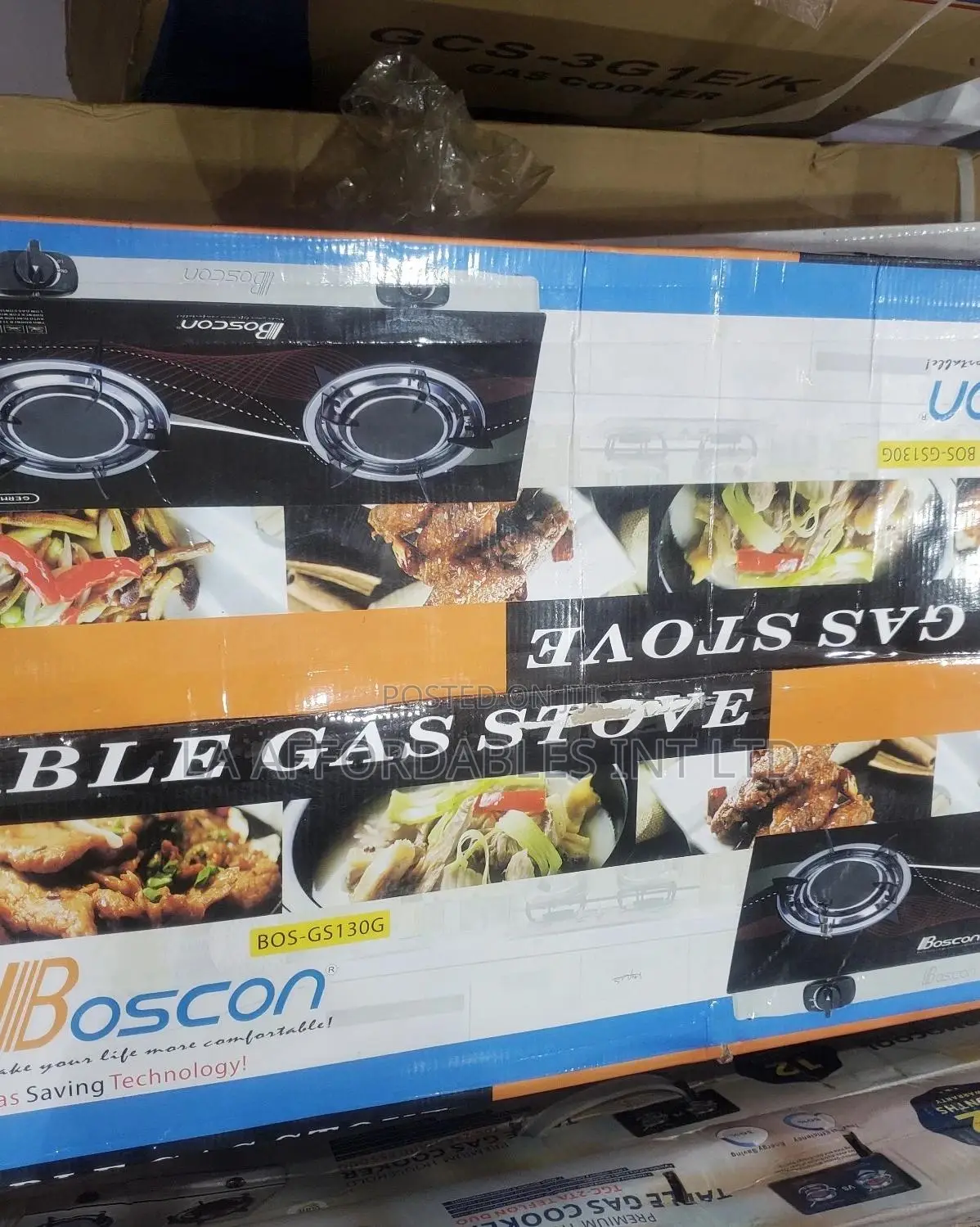 Boscon Table Top Gas Cooker