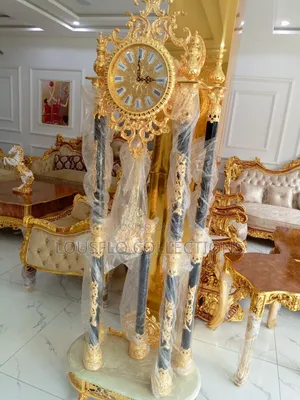 Royal Turkish Golden Standing Clock