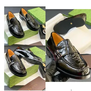 Best Quality Gucci Leather Belt Shoes