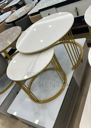 Simple Extendable 2 in 1 Marble Table
