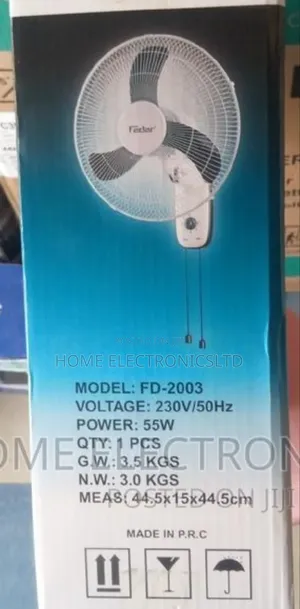 Fadar Wall Fan 17 Inches