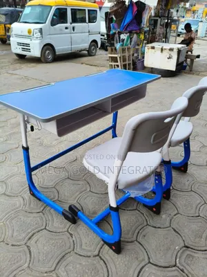 Double Student Desk and Chair