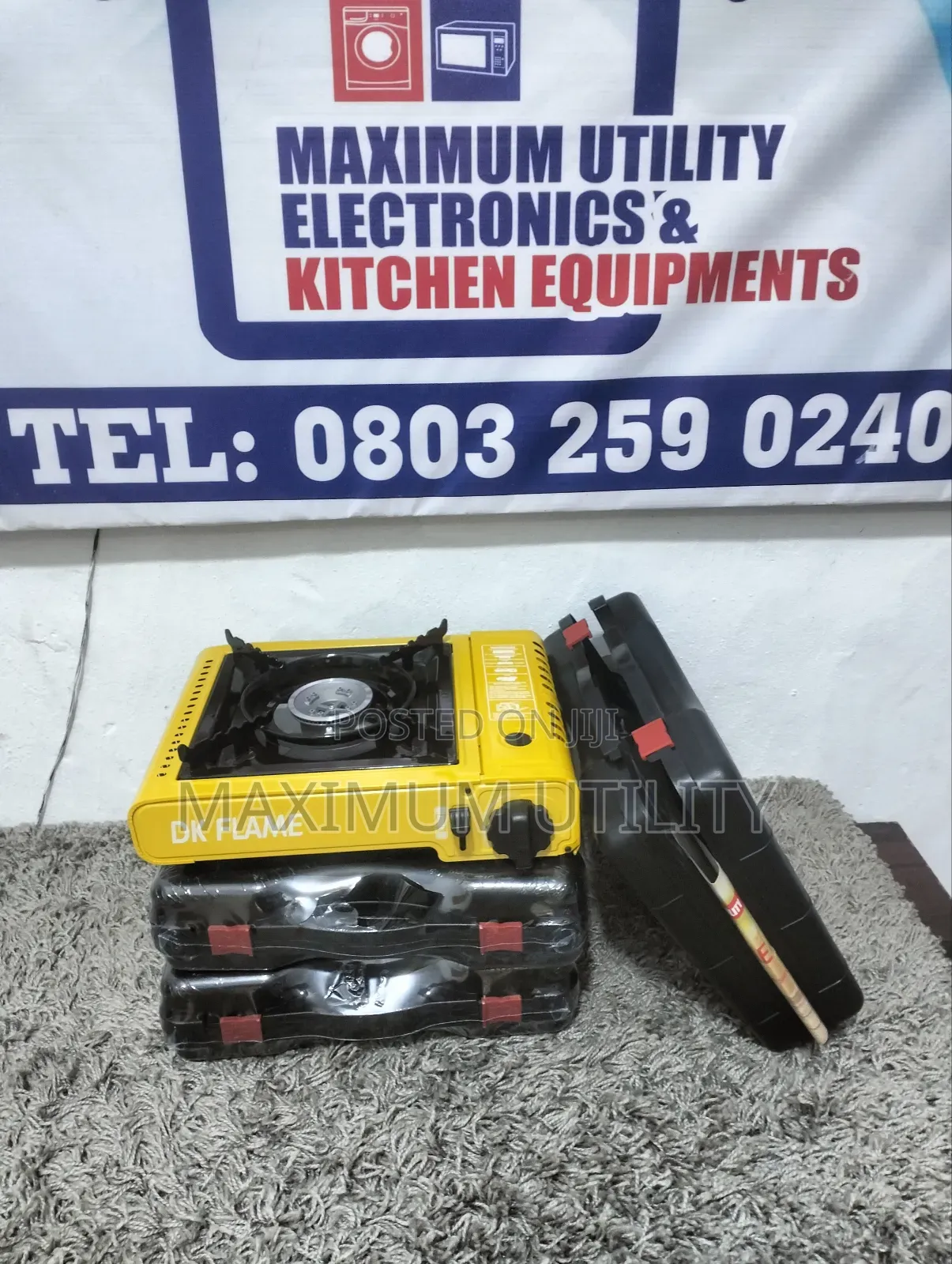 Dk Flame Heavy Duty Camp Gas Single Burner