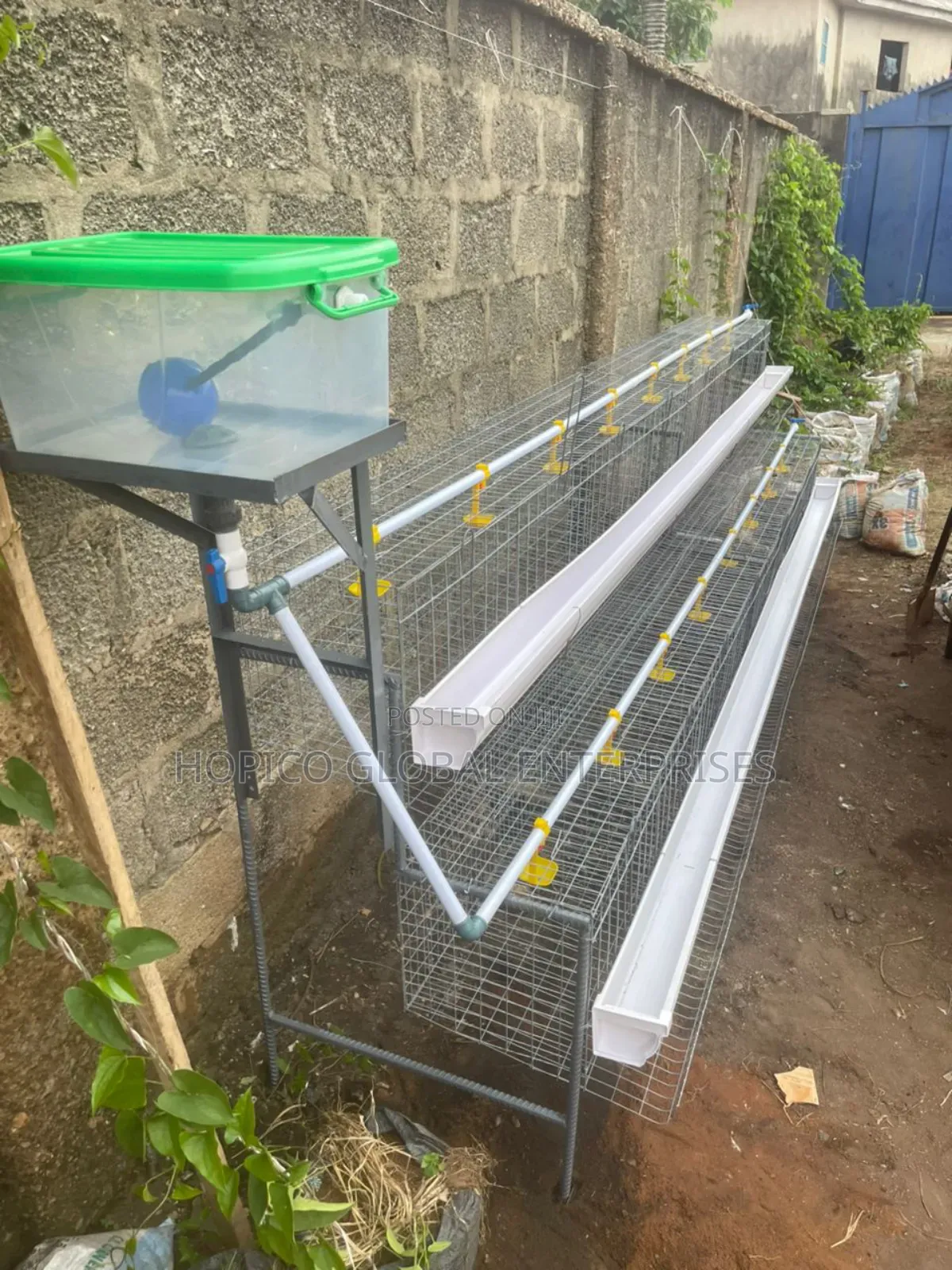 64 Birds Capacity Half Side Cage