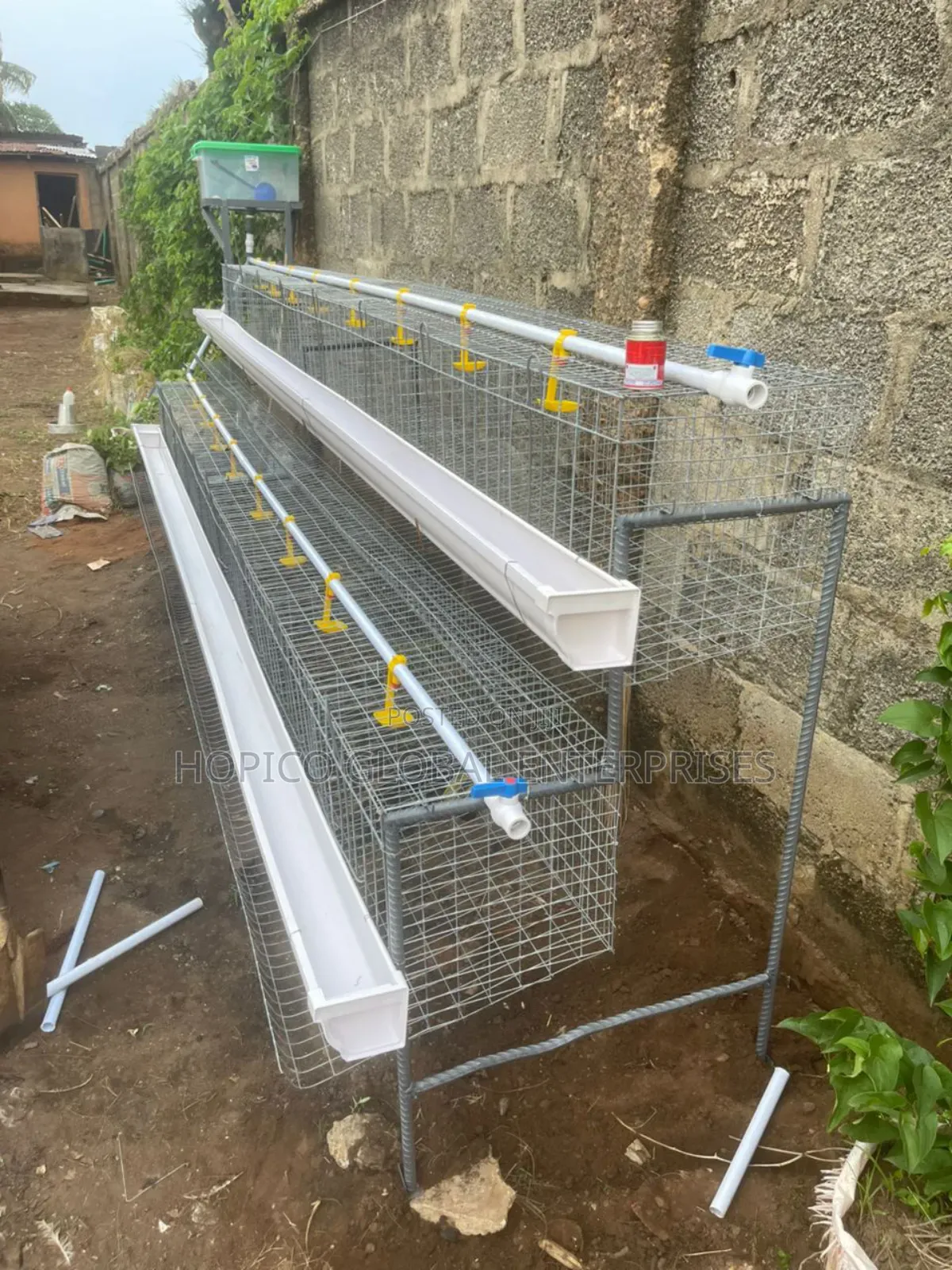 64 Birds Capacity Half Side Cage