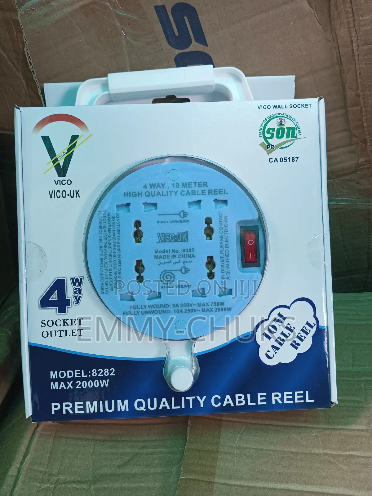 4 Way Vico Extension Socket