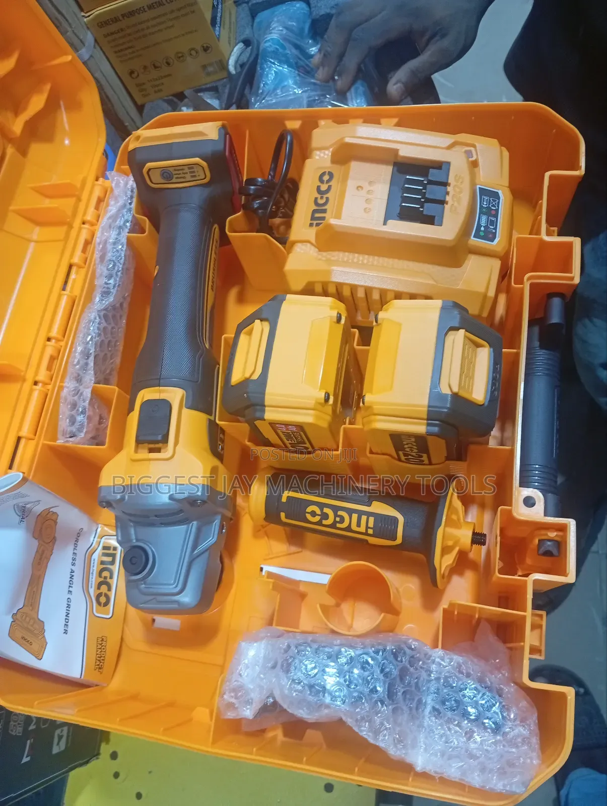 Angle Grinder Cordless Battery Ingco